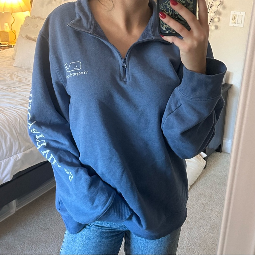 Vineyard Vines Blue Quarter Zip